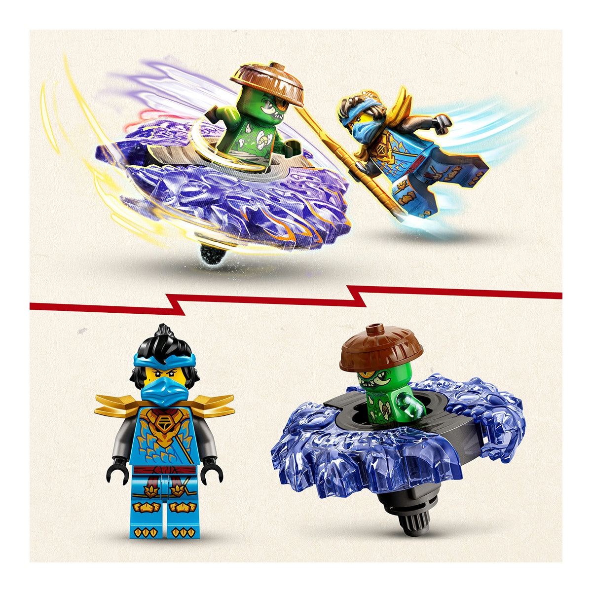 Juego de construcción Nya vs. Spinner del Monstruo Mutante LEGO Ninjago - 71849 6