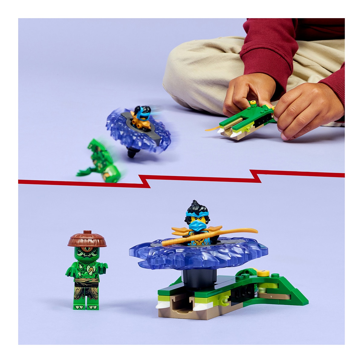 Juego de construcción Nya vs. Spinner del Monstruo Mutante LEGO Ninjago - 71849 7