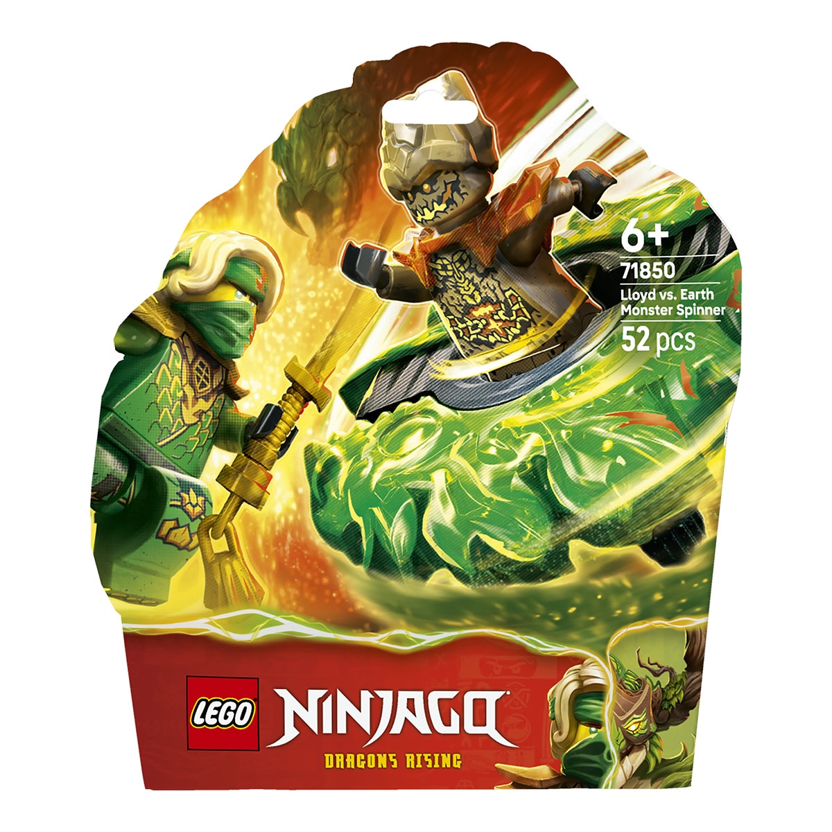 Imagen 0 de Juego de construcción Lloyd vs. Spinner del Monstruo de Tierra LEGO Ninjago - 71850