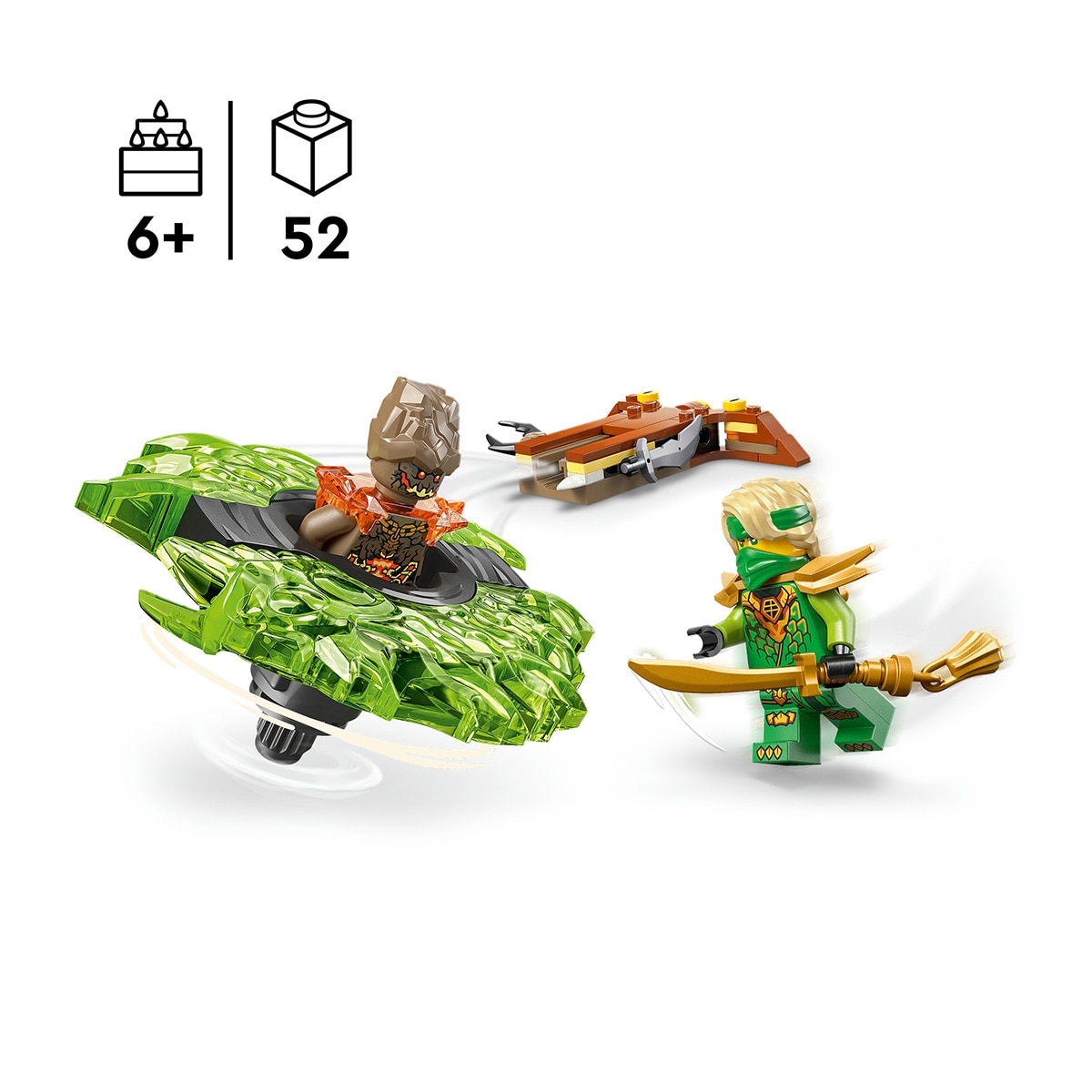 Juego de construcción Lloyd vs. Spinner del Monstruo de Tierra LEGO Ninjago - 71850 4