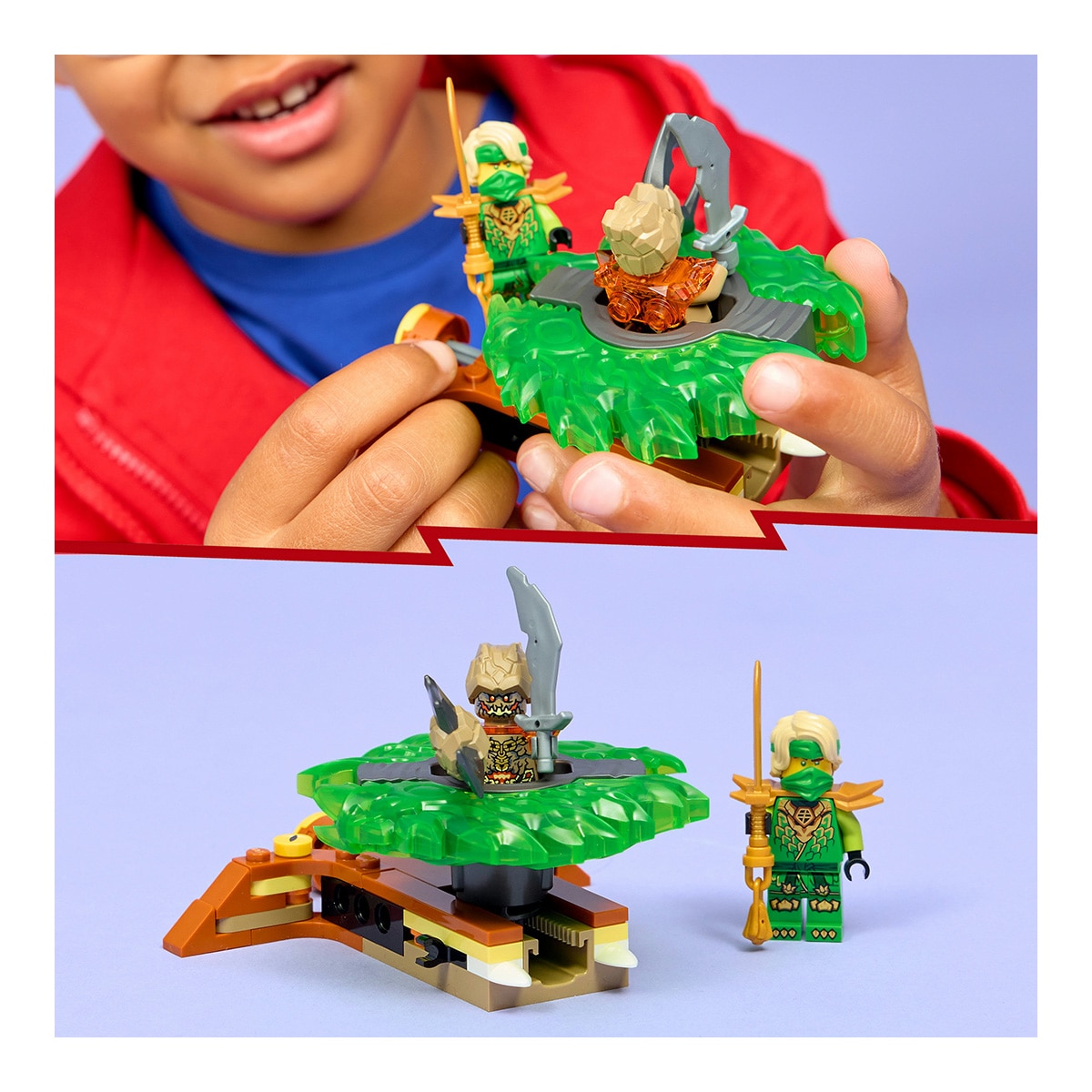 Juego de construcción Lloyd vs. Spinner del Monstruo de Tierra LEGO Ninjago - 71850 7