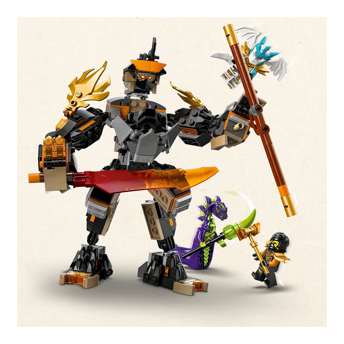 Juego de construcción Meca de Misión de Cole y Zane Dragón LEGO Ninjago - 71854 5