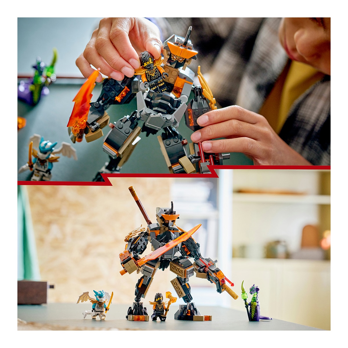 Juego de construcción Meca de Misión de Cole y Zane Dragón LEGO Ninjago - 71854 7
