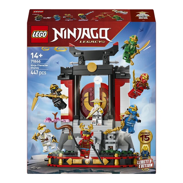 Imagen 0 de Juego de construcción Exposición de Personajes Ninja: 15 Aniversario LEGO Ninjago - 71866