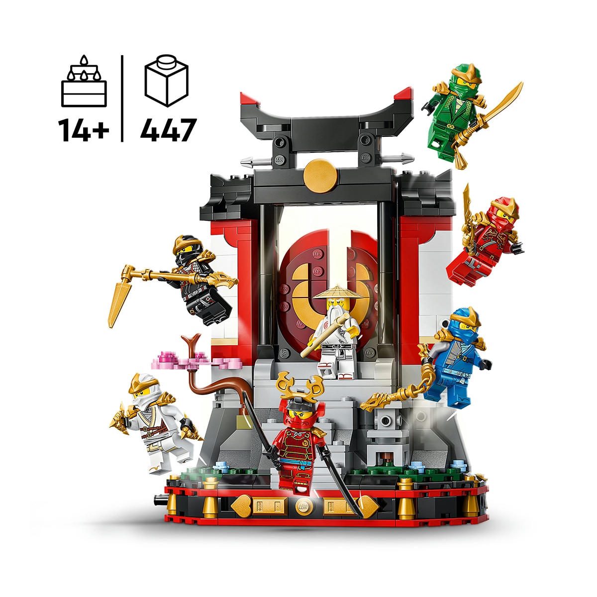 Juego de construcción Exposición de Personajes Ninja: 15 Aniversario LEGO Ninjago - 71866 4