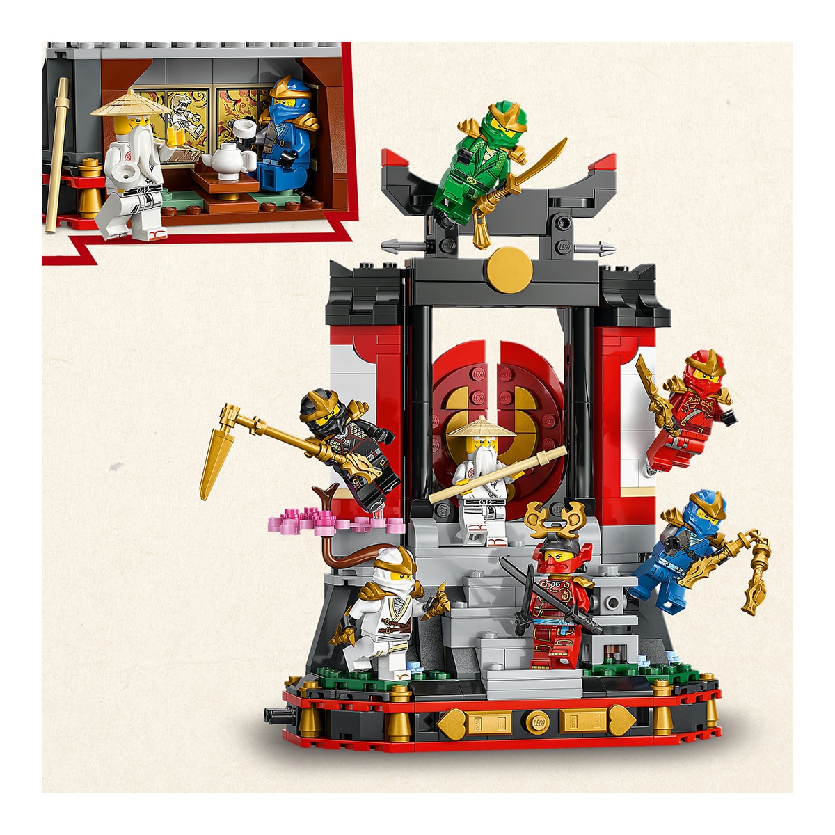 Juego de construcción Exposición de Personajes Ninja: 15 Aniversario LEGO Ninjago - 71866 5