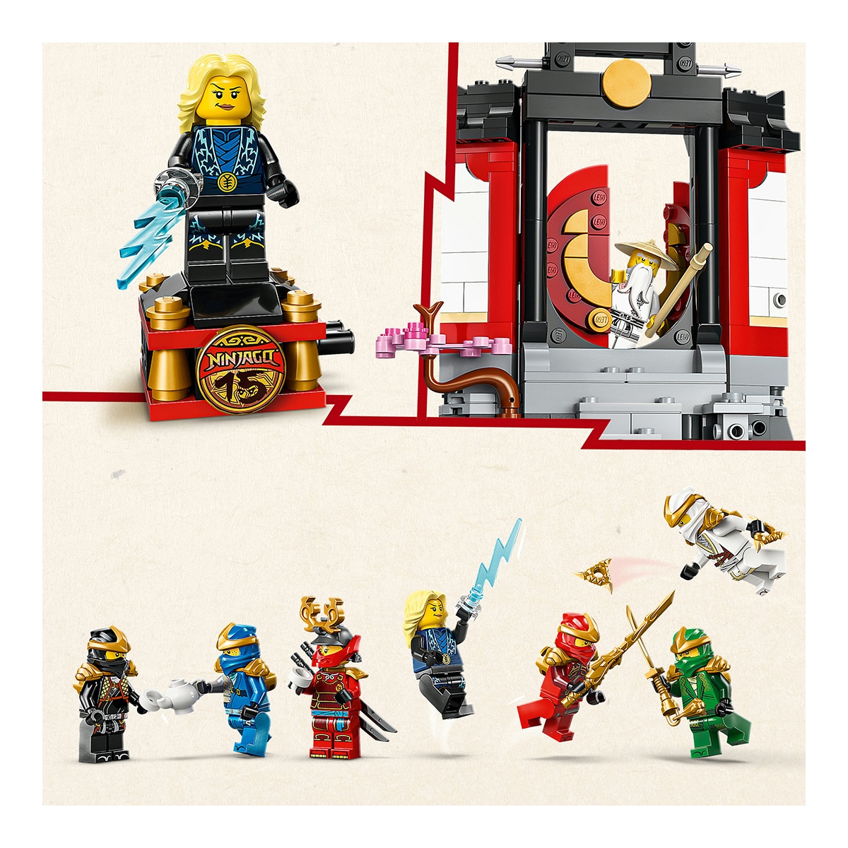 Juego de construcción Exposición de Personajes Ninja: 15 Aniversario LEGO Ninjago - 71866 6