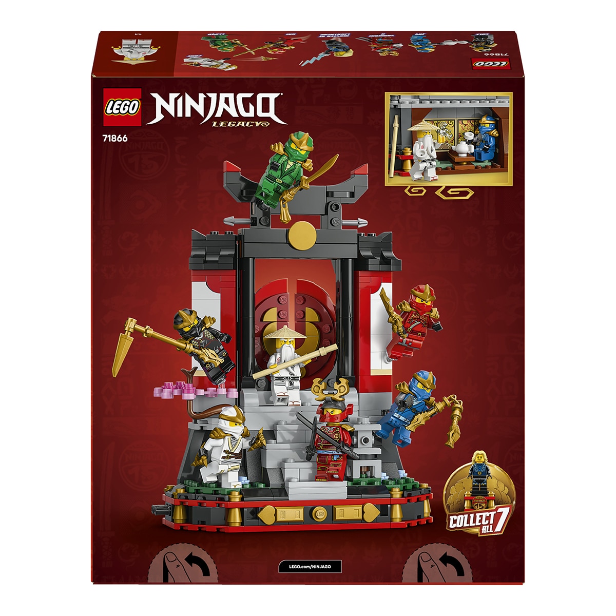 Juego de construcción Exposición de Personajes Ninja: 15 Aniversario LEGO Ninjago - 71866 9