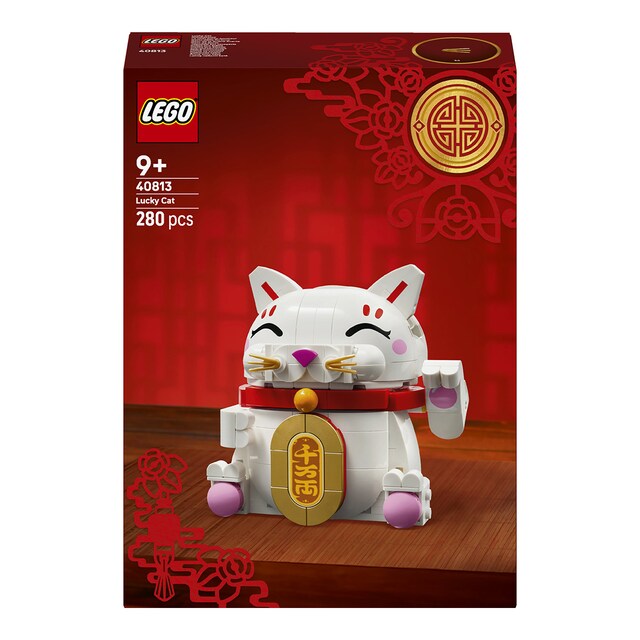 Imagem 0 de LEGO® Gato da Sorte – Kit de Construção com Peça de Boa Sorte 40813
