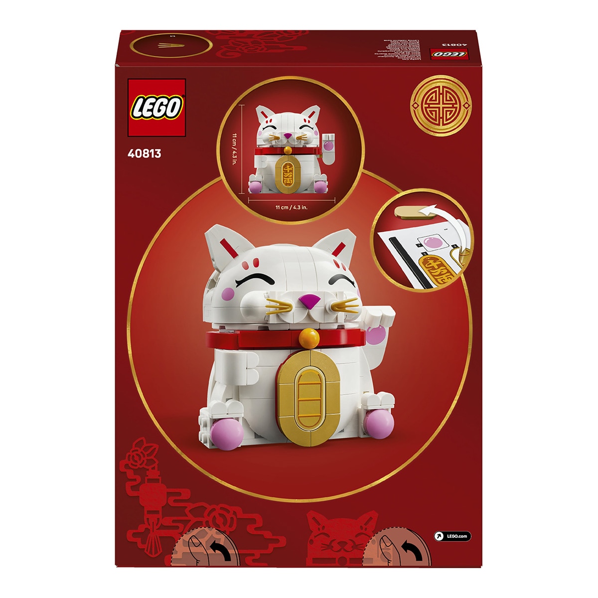LEGO® Gato da Sorte – Kit de Construção com Peça de Boa Sorte 40813 8