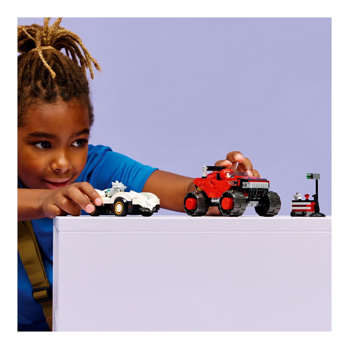 Imagen 3 de Juego de construcción Coche de Silver vs. Monster Truck de Knuckles LEGO Sonic - 77118