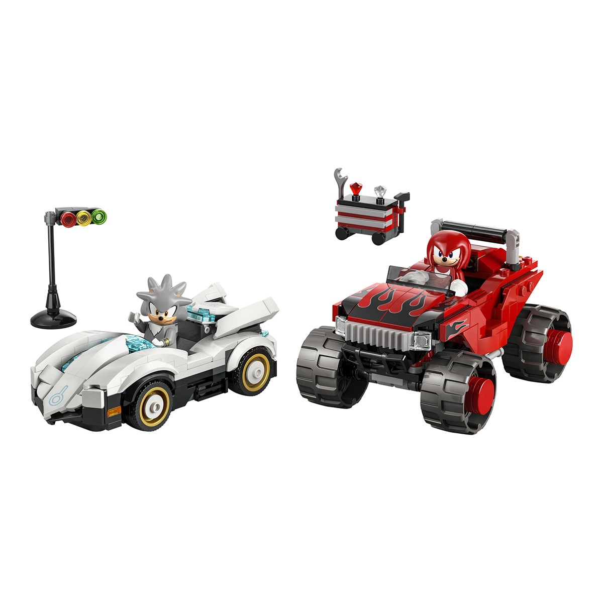Imagen 8 de Juego de construcción Coche de Silver vs. Monster Truck de Knuckles LEGO Sonic - 77118