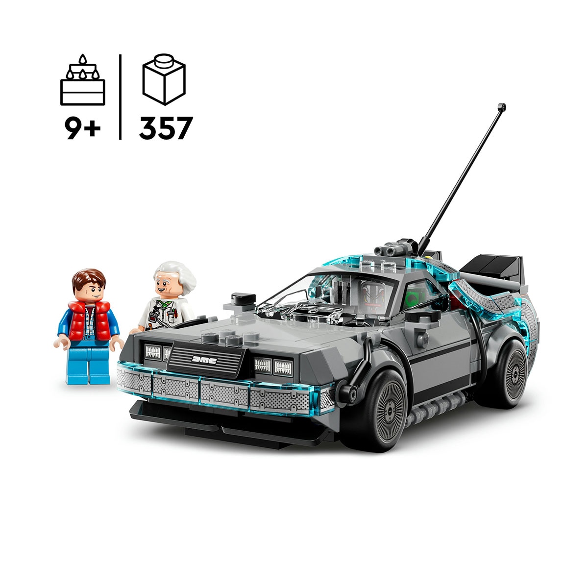 Juego de construcción Máquina del Tiempo de Regreso al Futuro LEGO Speed Champions - 77256 4