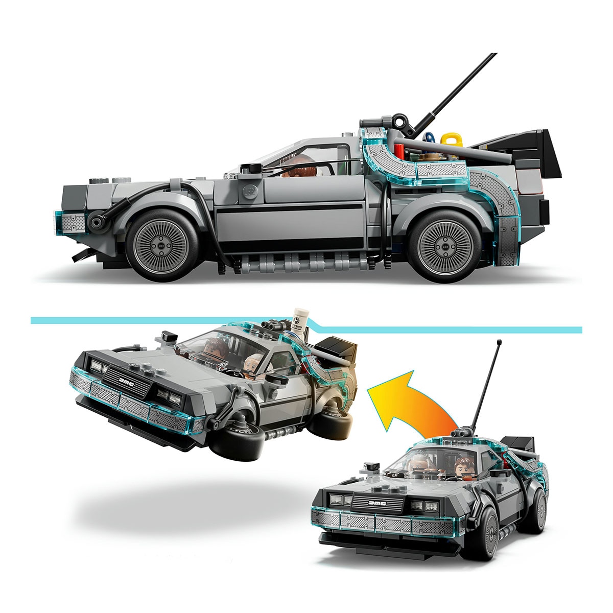 Juego de construcción Máquina del Tiempo de Regreso al Futuro LEGO Speed Champions - 77256 6
