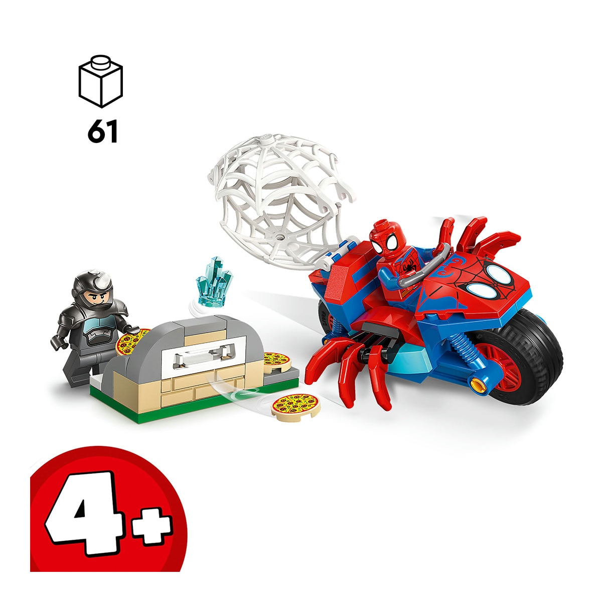 Juego de construcción Spidey en su Moto vs. Rino LEGO Spidey - 11206 4