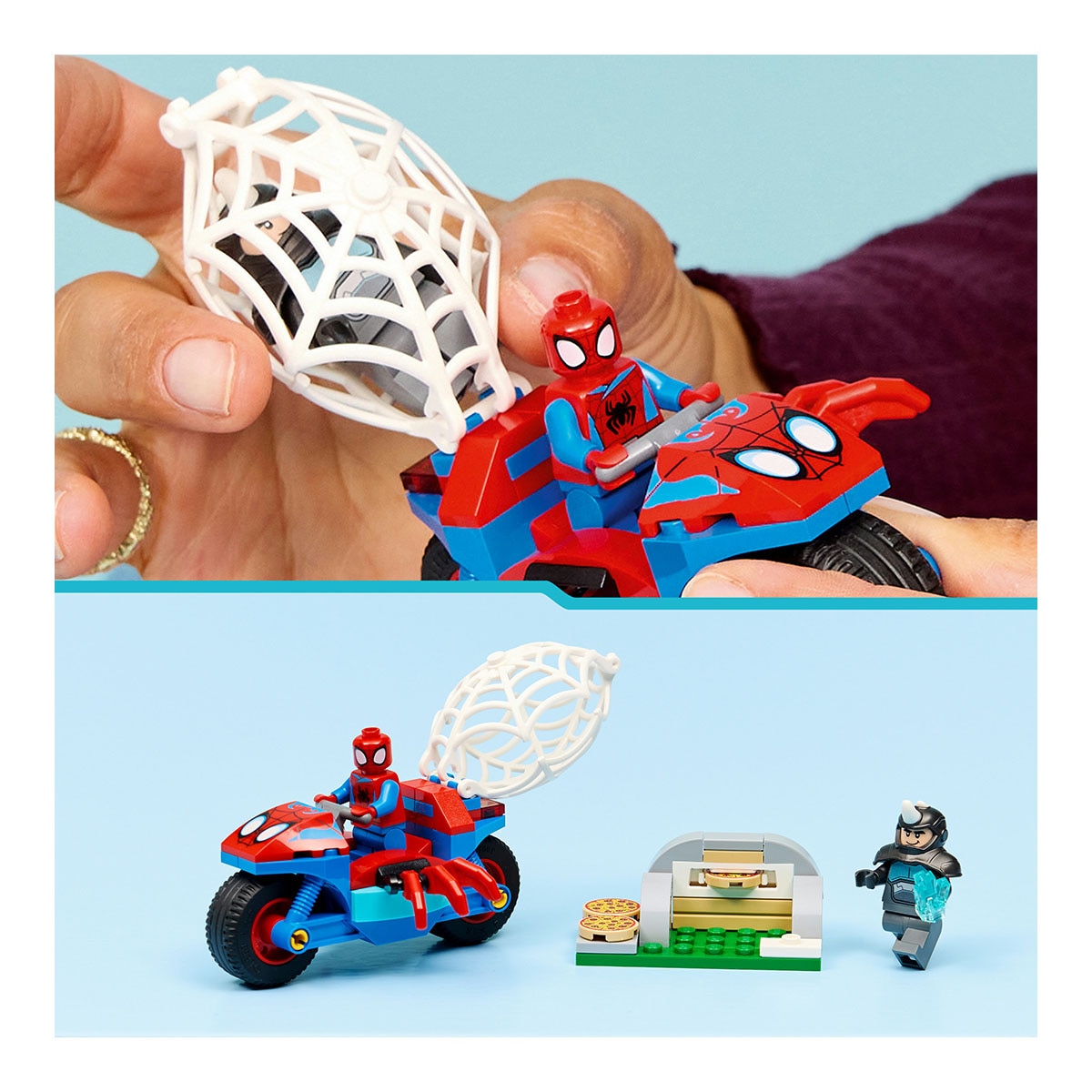 Juego de construcción Spidey en su Moto vs. Rino LEGO Spidey - 11206 7