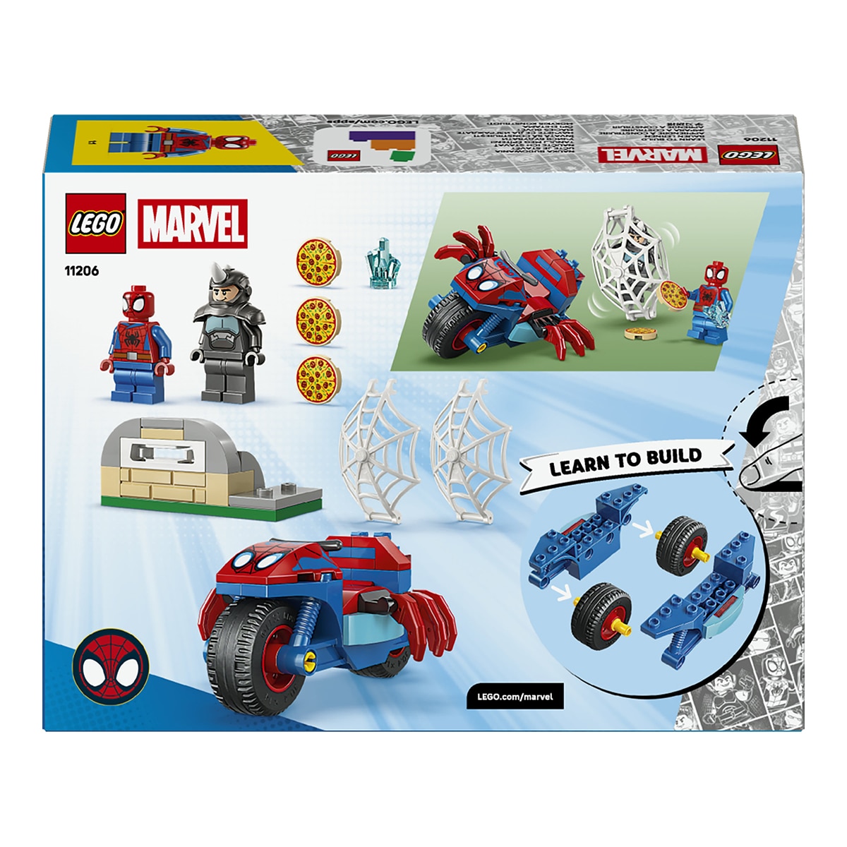 Juego de construcción Spidey en su Moto vs. Rino LEGO Spidey - 11206 9