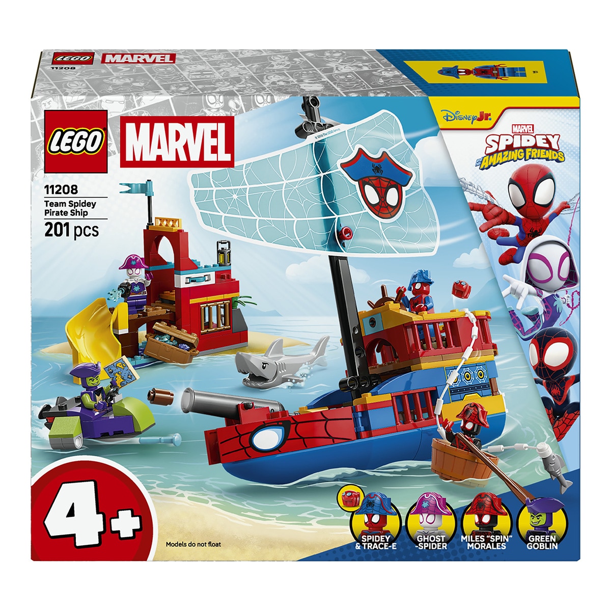 Imagen 0 de Juego de construcción Barco Pirata del Equipo Spidey LEGO Spidey - 11208