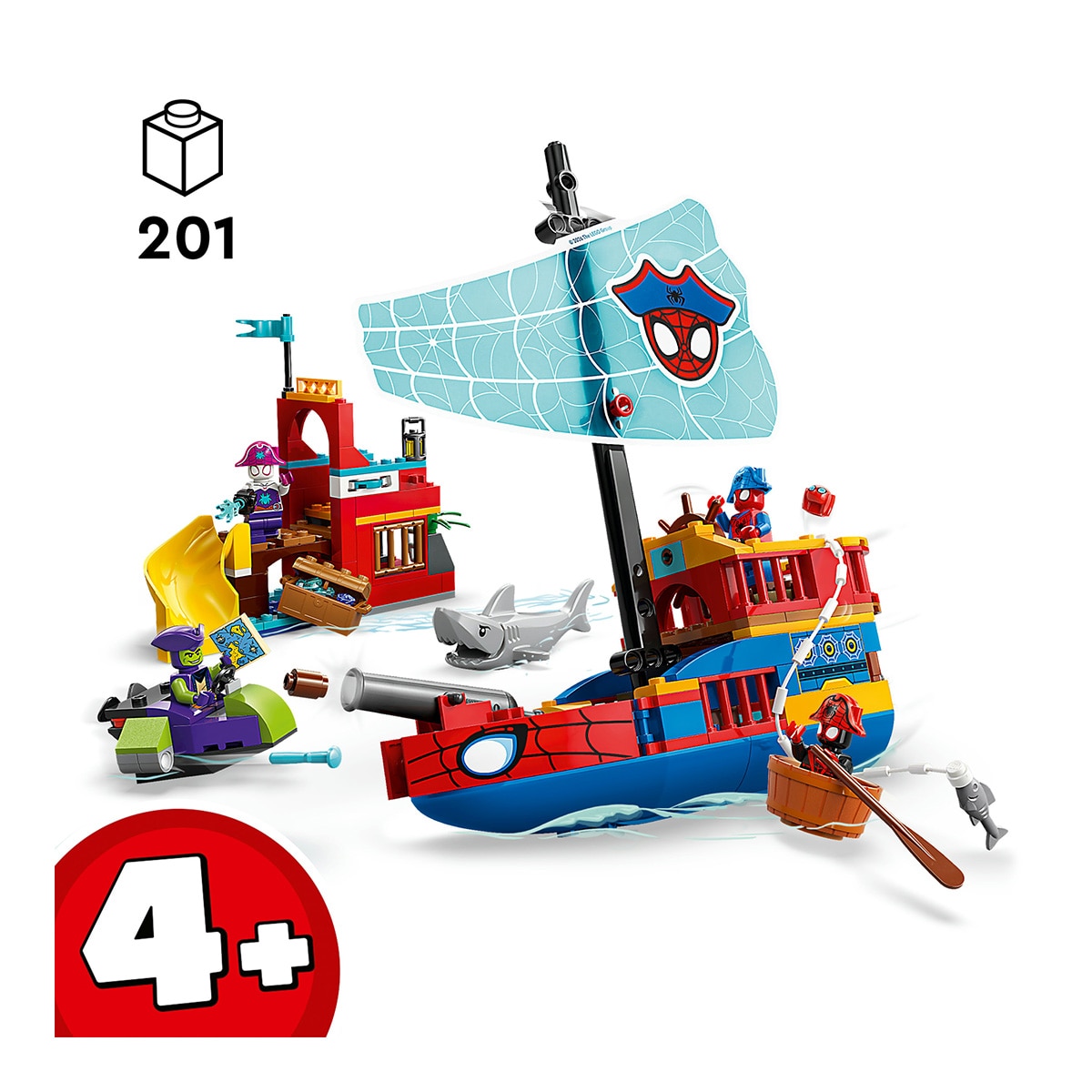 Imagen 3 de Juego de construcción Barco Pirata del Equipo Spidey LEGO Spidey - 11208