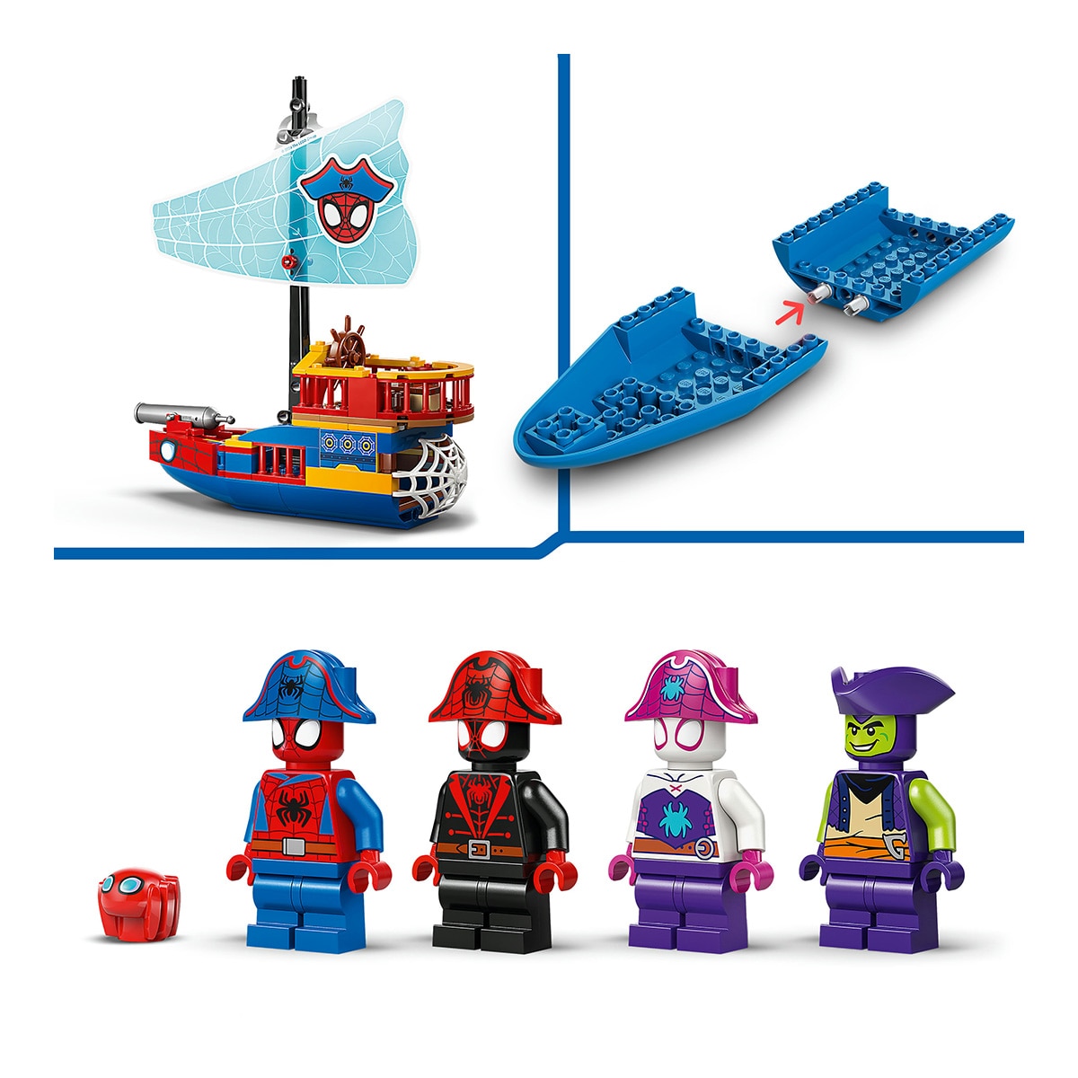 Imagen 5 de Juego de construcción Barco Pirata del Equipo Spidey LEGO Spidey - 11208