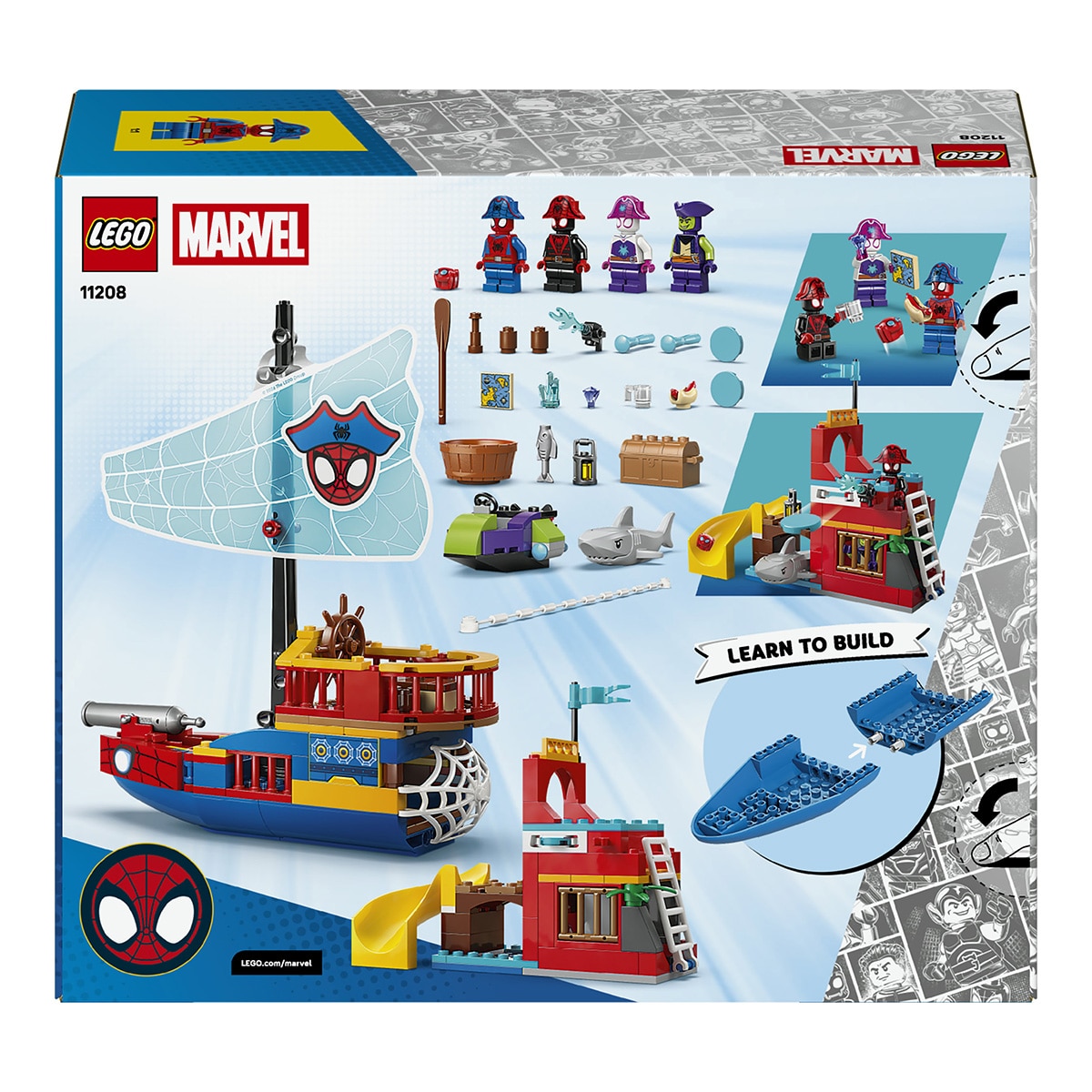 Imagen 8 de Juego de construcción Barco Pirata del Equipo Spidey LEGO Spidey - 11208
