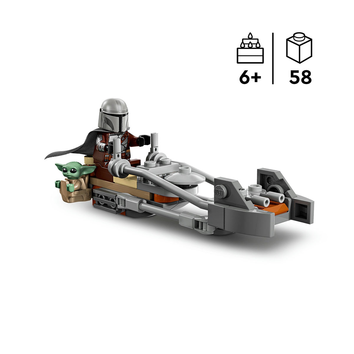 Juego de construcción Moto Speeder del Mandaloriano y Grogu LEGO Star Wars TM - 75436 4
