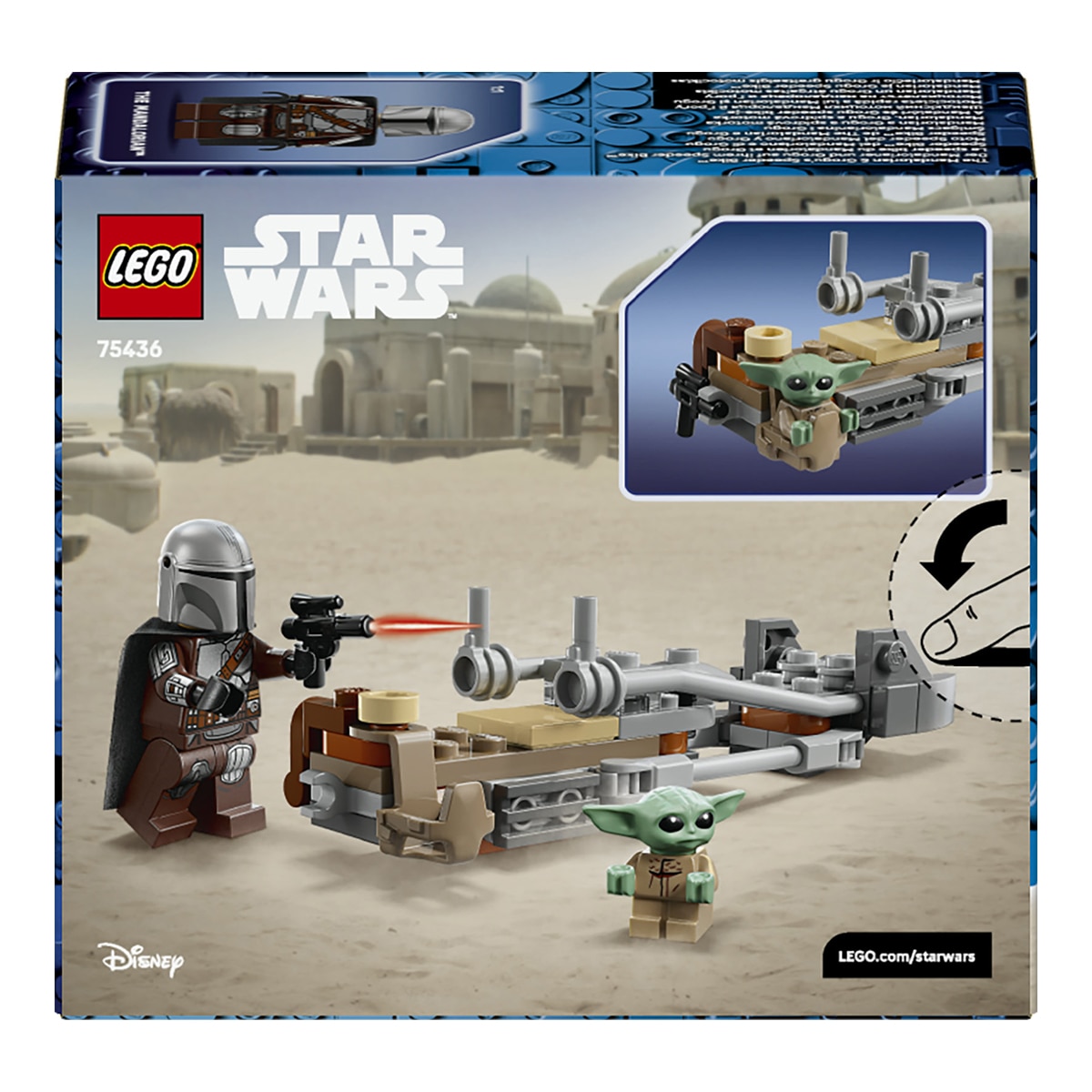 Juego de construcción Moto Speeder del Mandaloriano y Grogu LEGO Star Wars TM - 75436 9