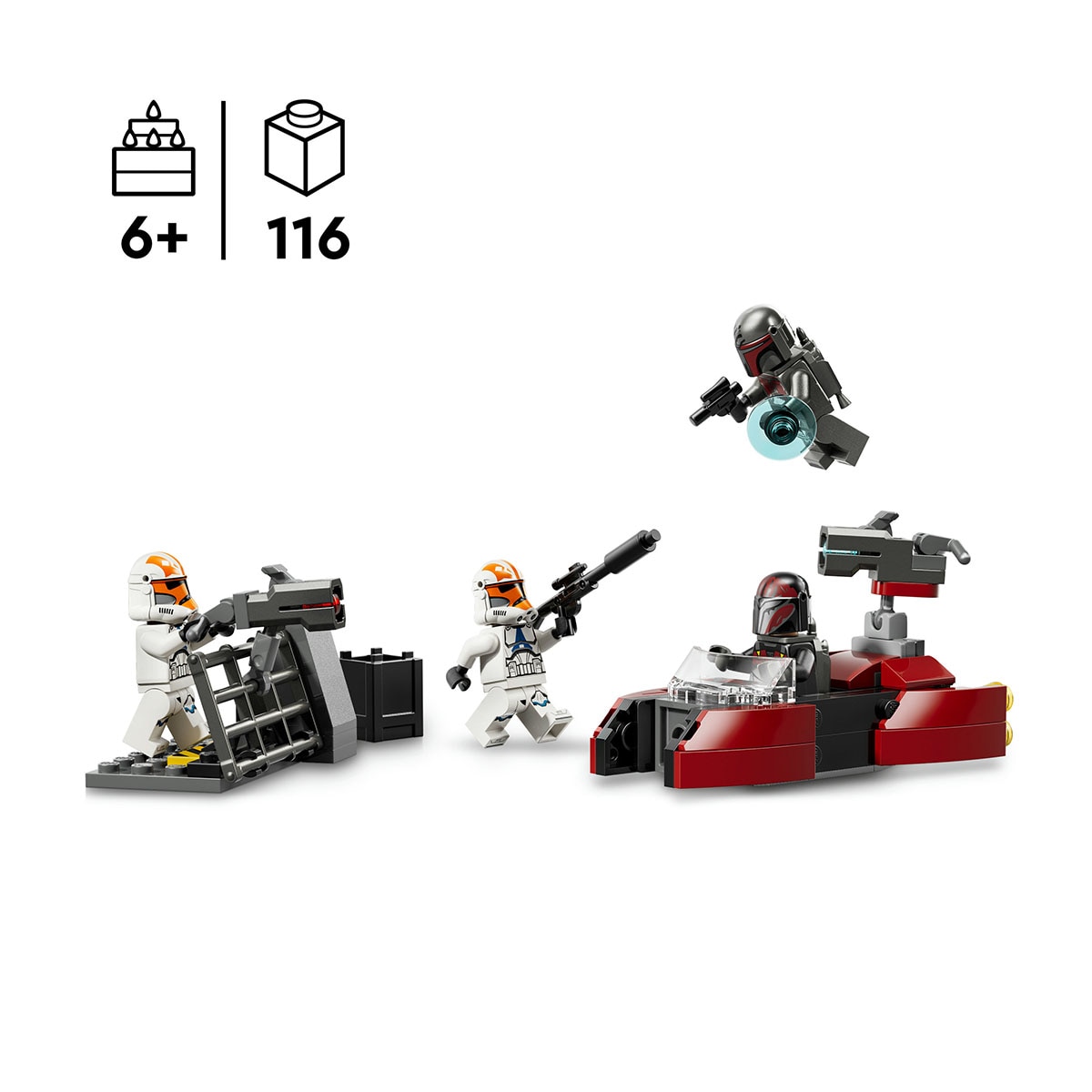 Juego de construcción Pack de Combate: Asedio de Mandalore LEGO Star Wars TM - 75449 4