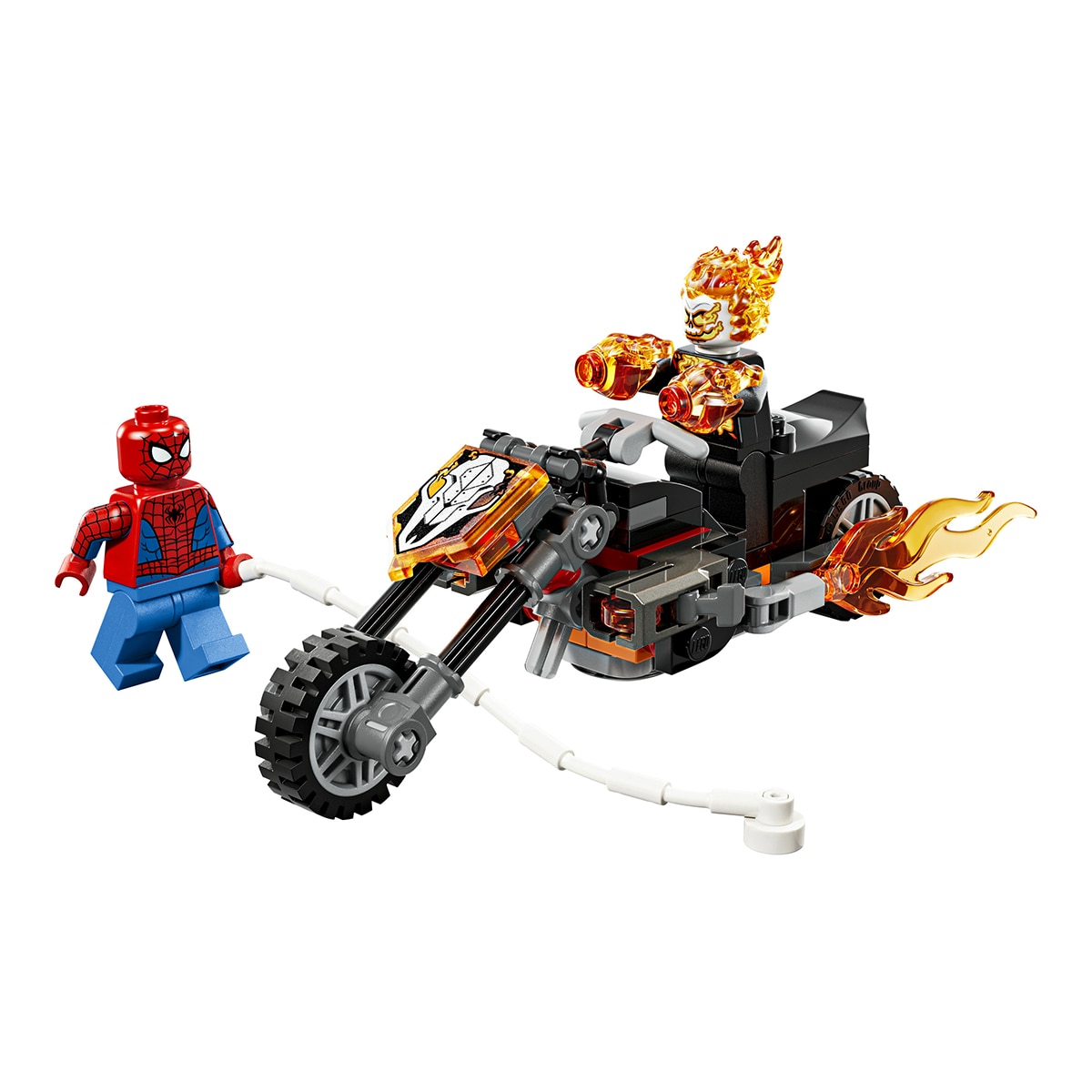 Juego de construcción Spider-Man vs. Moto del Motorista Fantasma LEGO Super Heroes Marvel - 76335 8