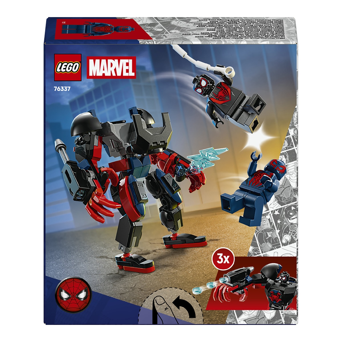 Juego de construcción Armadura Robótica de Miles Morales vs. Spider-Man 2099 LEGO Super Heroes Marvel - 76337 9