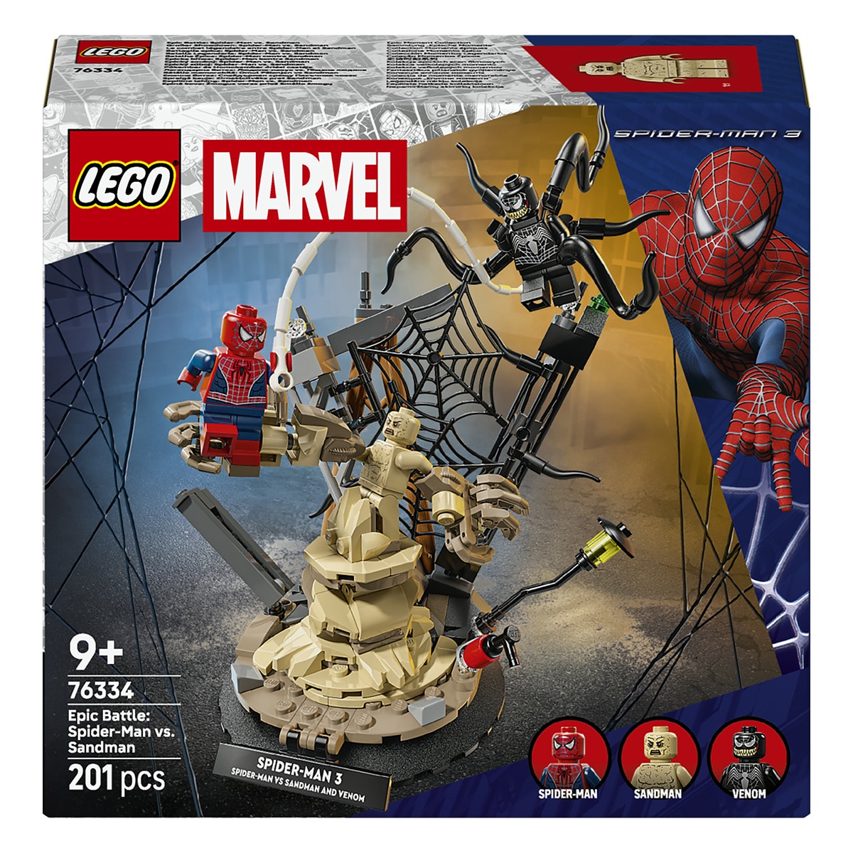 Imagen 0 de Juego de construcción Batalla Legendaria: Spider-Man vs. Sandman LEGO Super Heroes Marvel - 76334