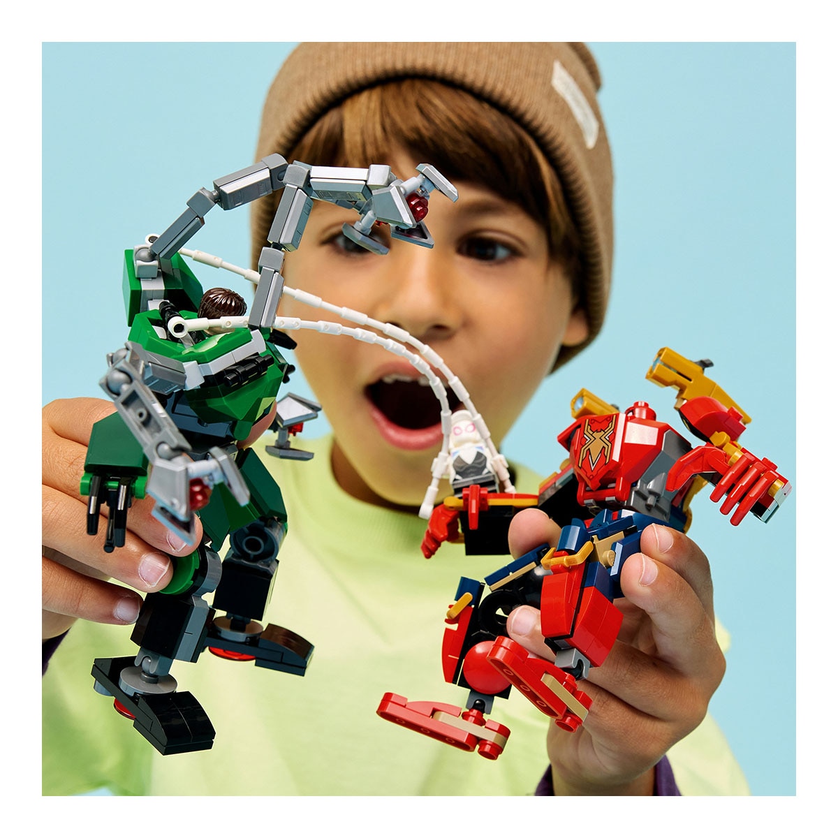 Juego de construcción Batalla de Armaduras Robóticas: Spider-Man vs. Doc Ock LEGO Super Heroes Marvel - 76338 3