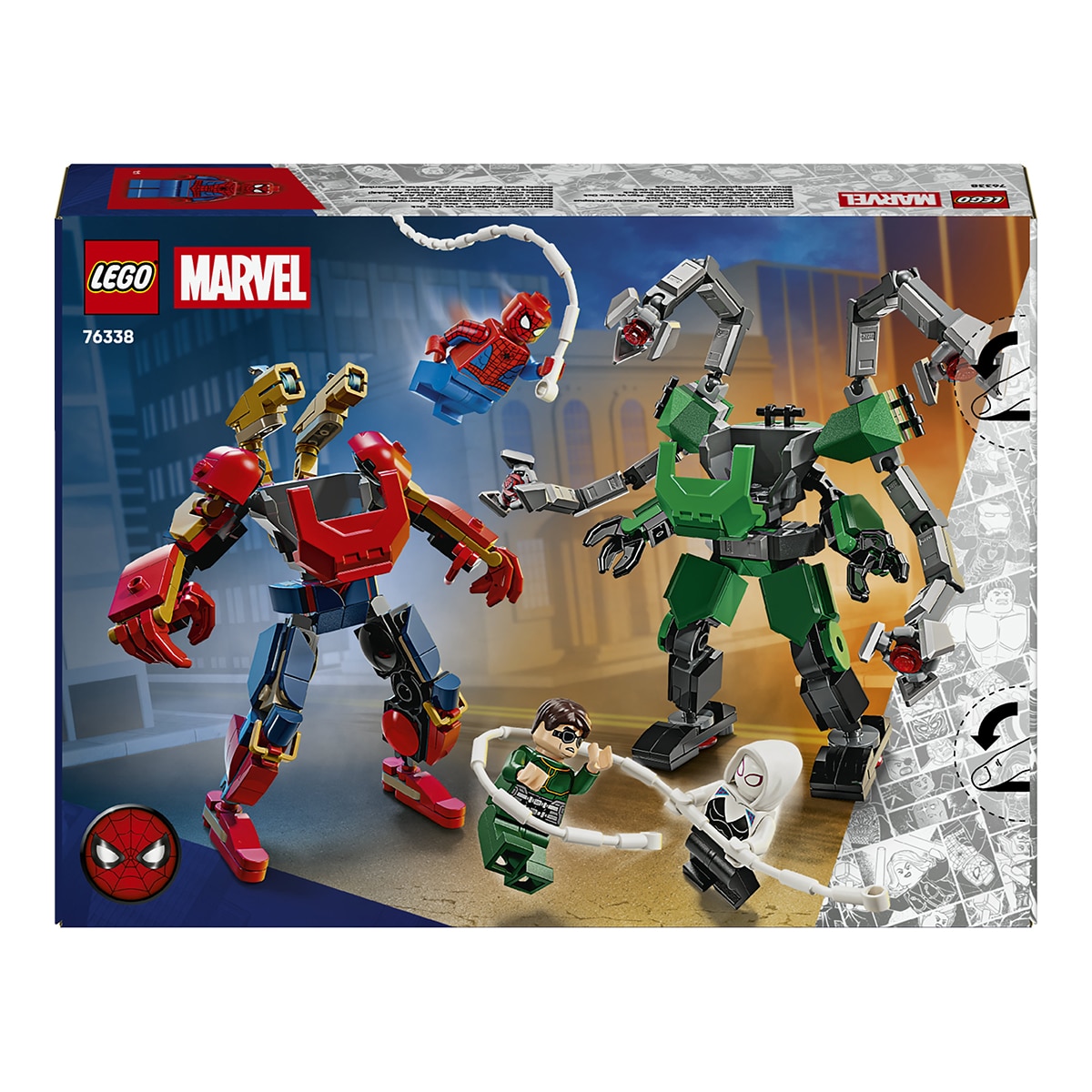 Juego de construcción Batalla de Armaduras Robóticas: Spider-Man vs. Doc Ock LEGO Super Heroes Marvel - 76338 9