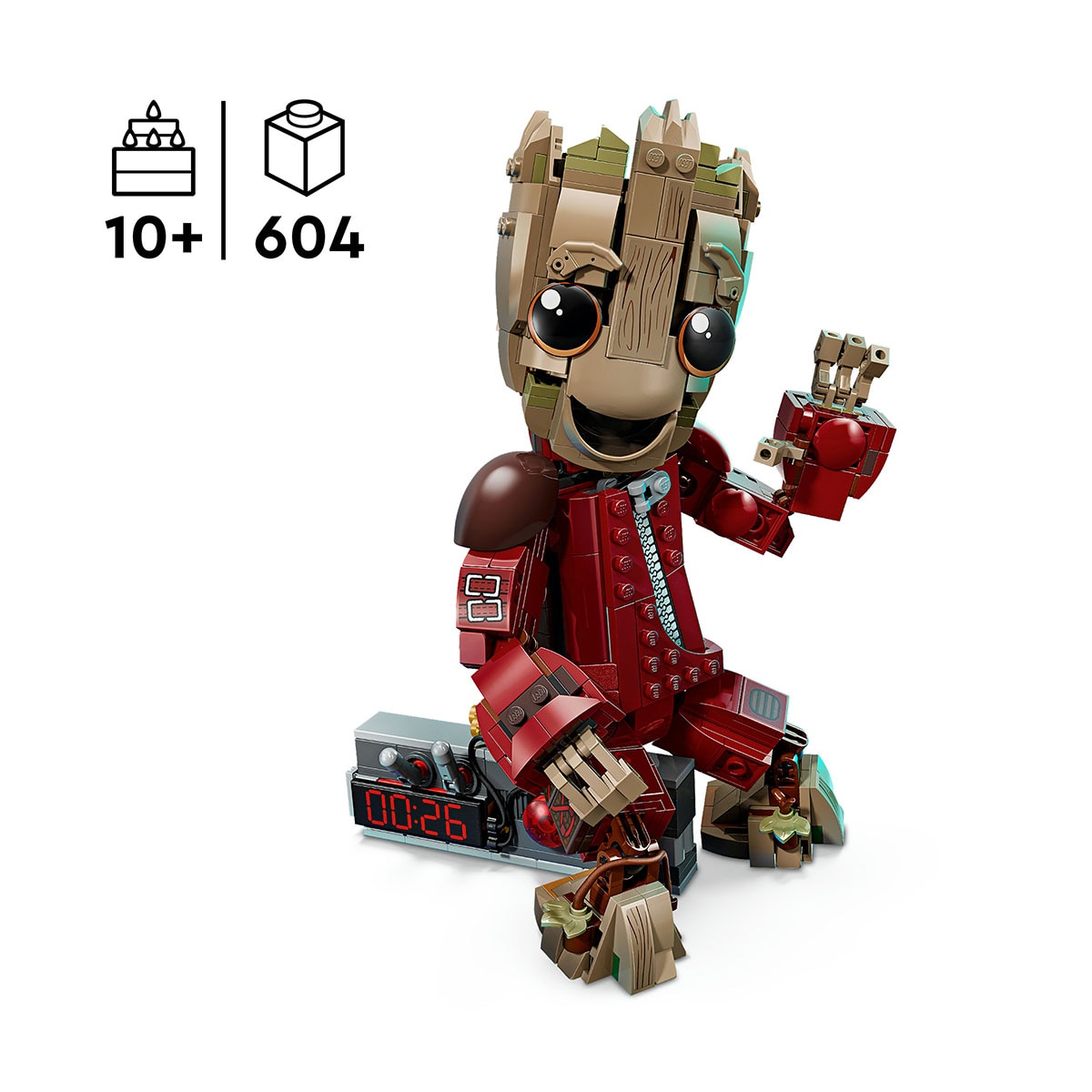 LEGO® | Marvel Groot com Macacão dos Ravager 4