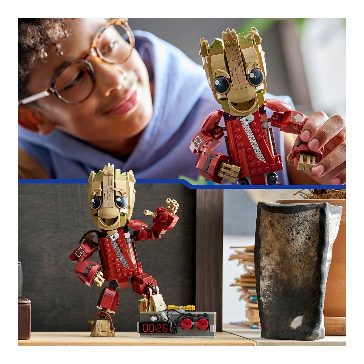 LEGO® | Marvel Groot com Macacão dos Ravager 7