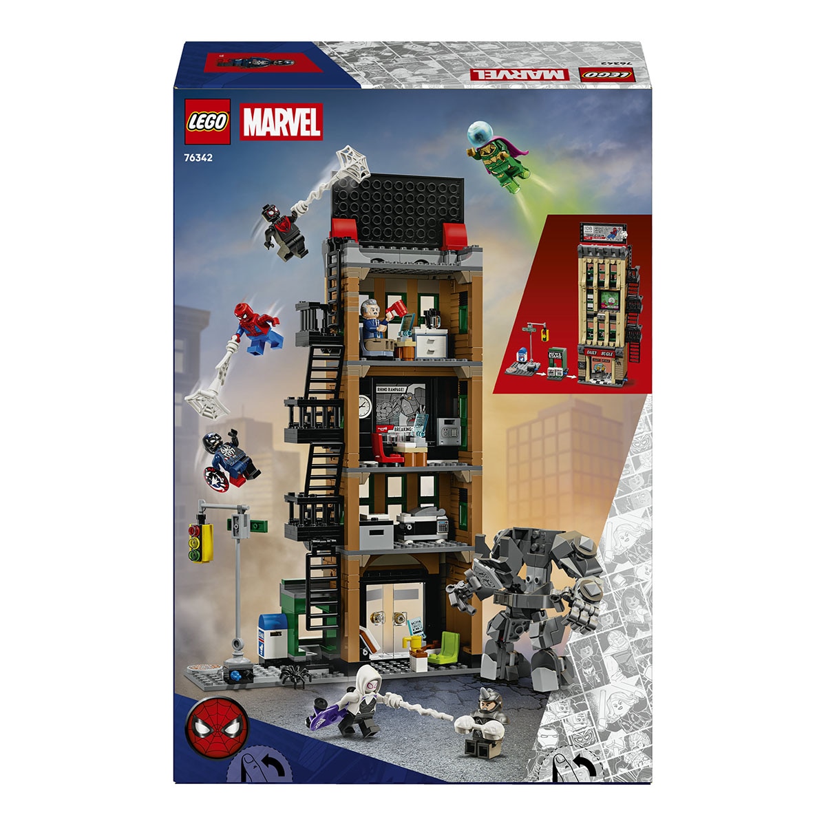 Juego de construcción Spider-Man vs. Mysterio: El Daily Bugle LEGO Super Heroes Marvel - 76342 4