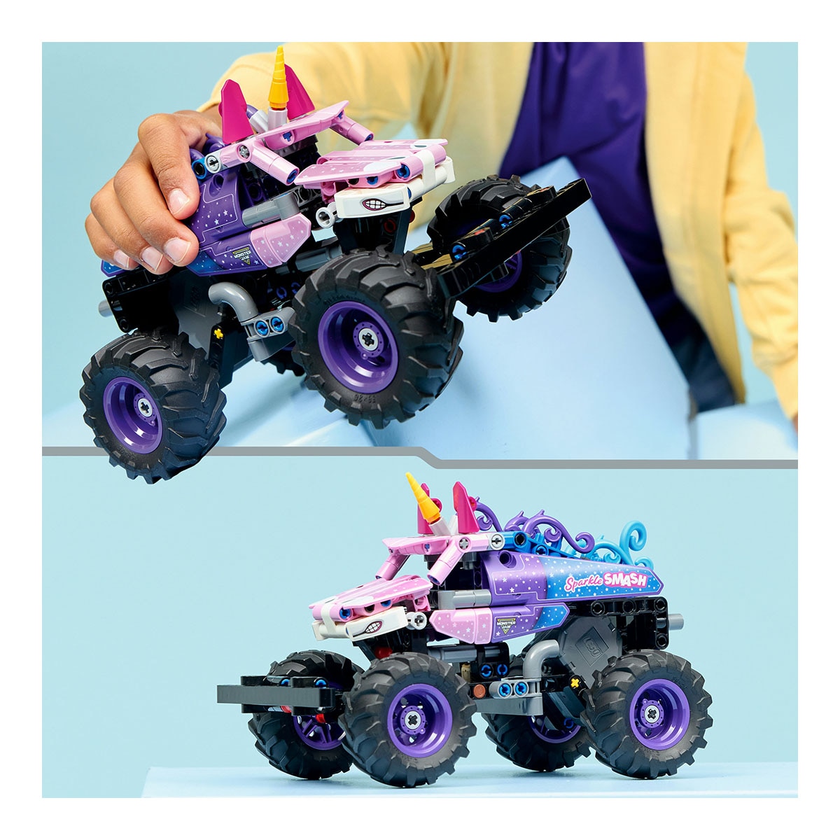 Juego de construcción Monster Jam™ Sparkle Smash™ con Motor de Carga Manual LEGO Technic - 42220 7