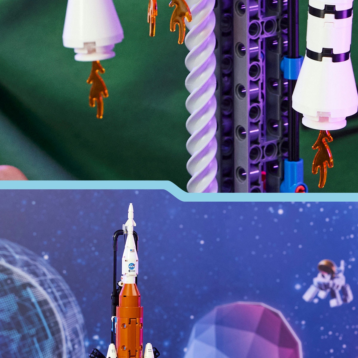 Juego de construcción Cohete del Sistema de Lanzamiento Espacial NASA Artemis LEGO Technic - 42221 7