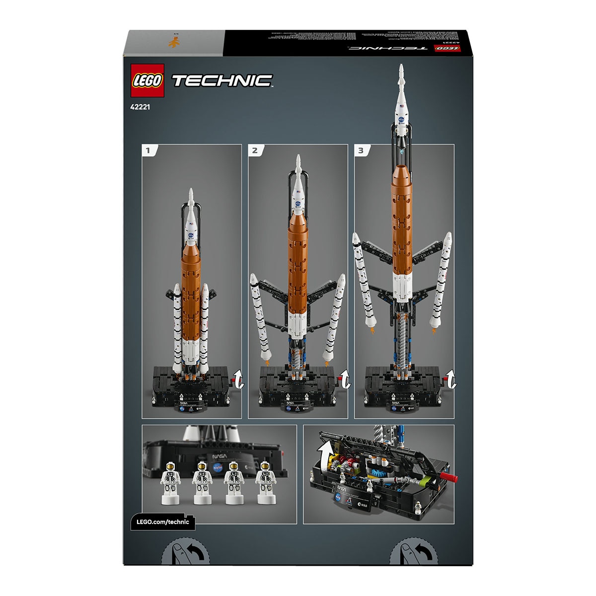 Juego de construcción Cohete del Sistema de Lanzamiento Espacial NASA Artemis LEGO Technic - 42221 9