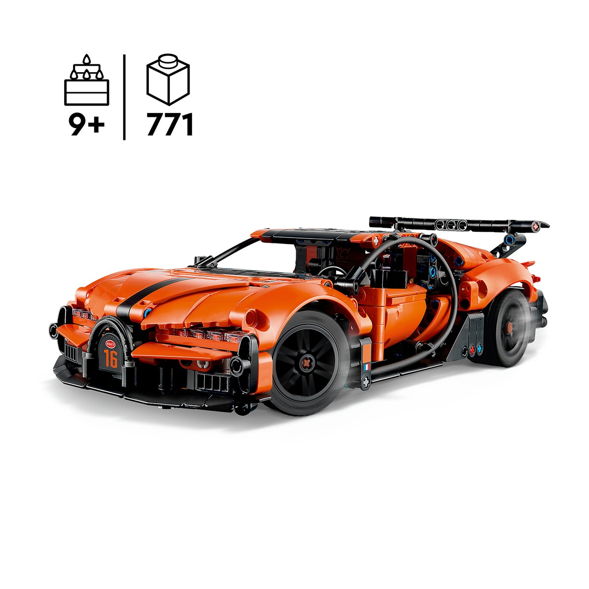 Juego de construcción Hipercoche Bugatti Chiron Pur Sport LEGO Technic - 42222 2