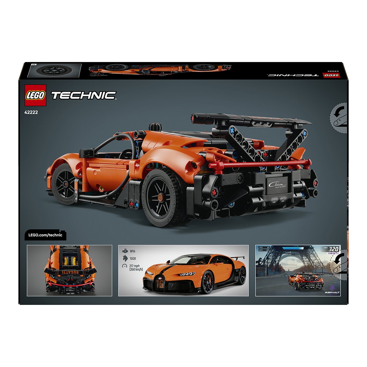 Juego de construcción Hipercoche Bugatti Chiron Pur Sport LEGO Technic - 42222 7