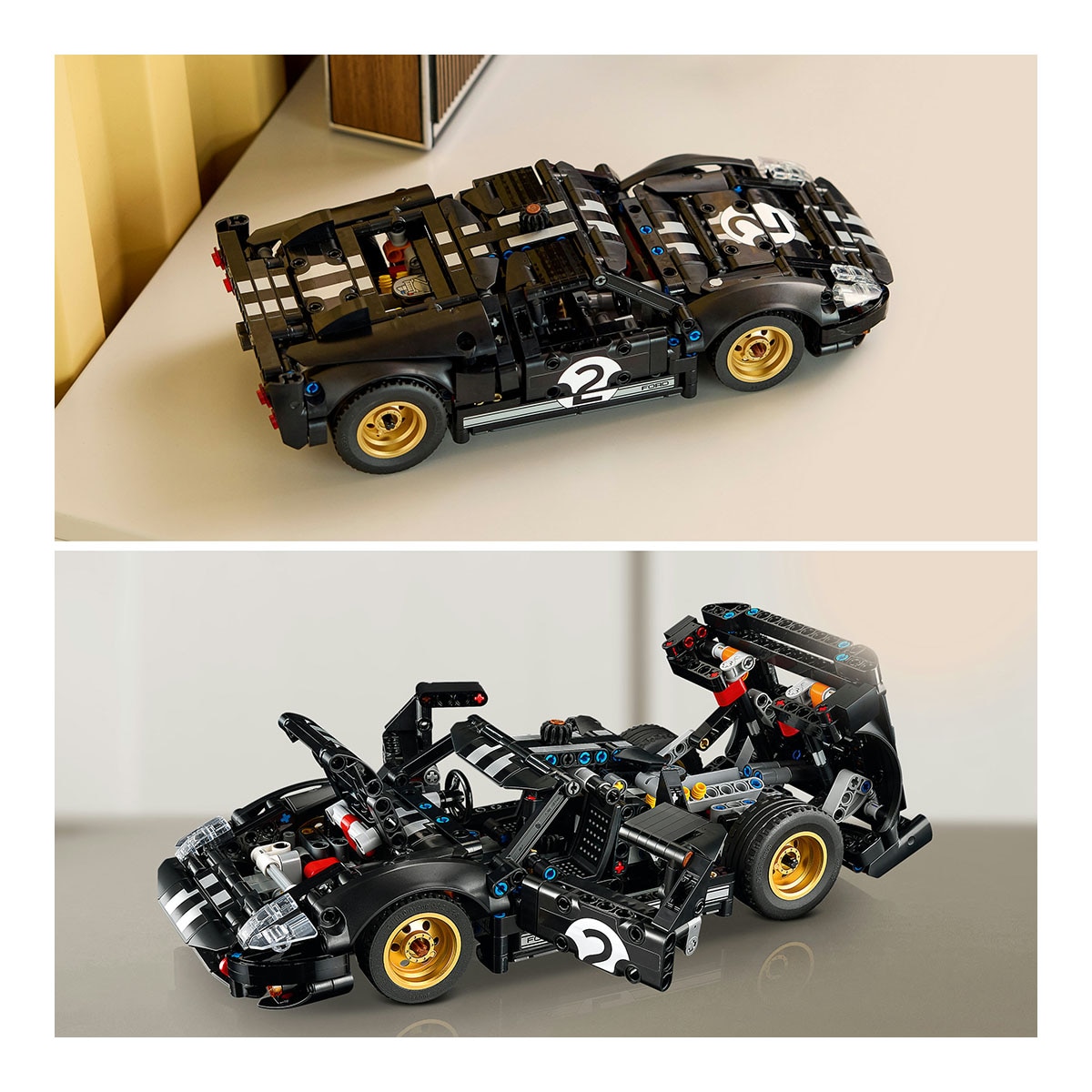 Juego de construcción Coche de Carreras Ford GT40 MKII de 1966 LEGO Technic - 42223 6