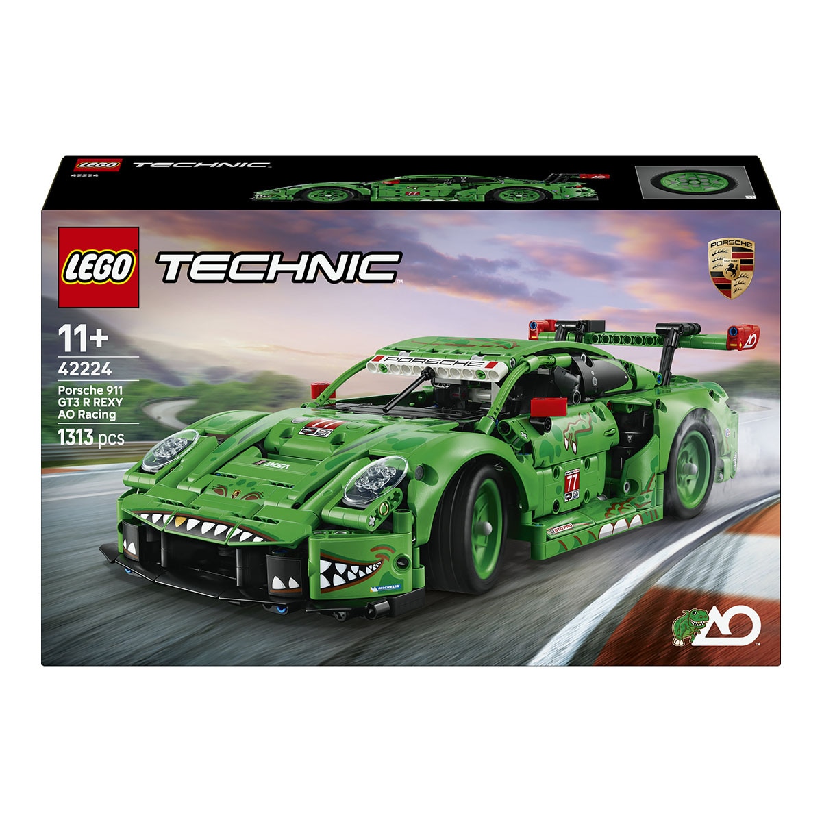 Imagen 0 de Juego de construcción Coche Porsche 911 GT3 R REXY AO Racing LEGO Technic - 42224