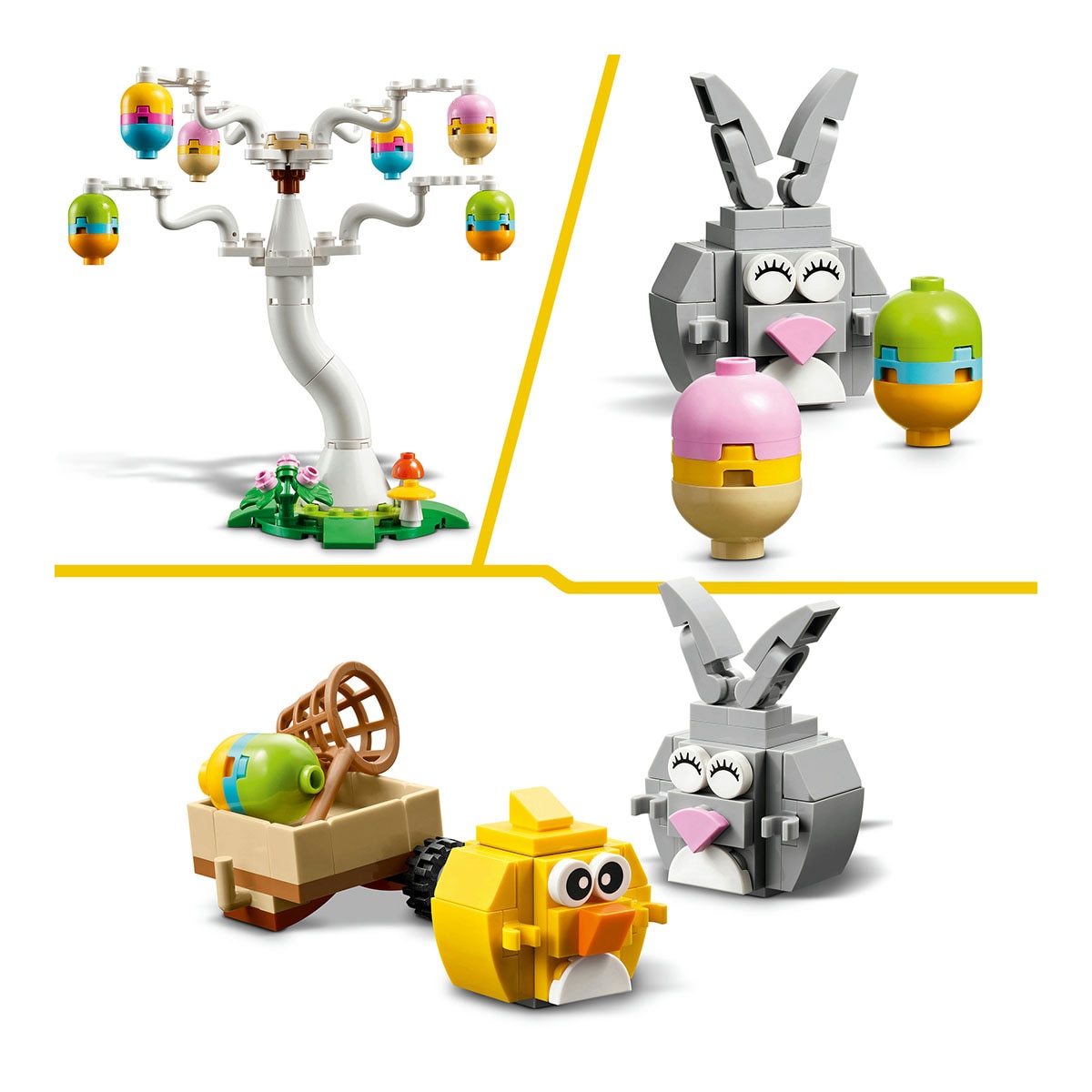 LEGO® Caça aos Ovos do Coelhinho da Páscoa e Pintainho 5