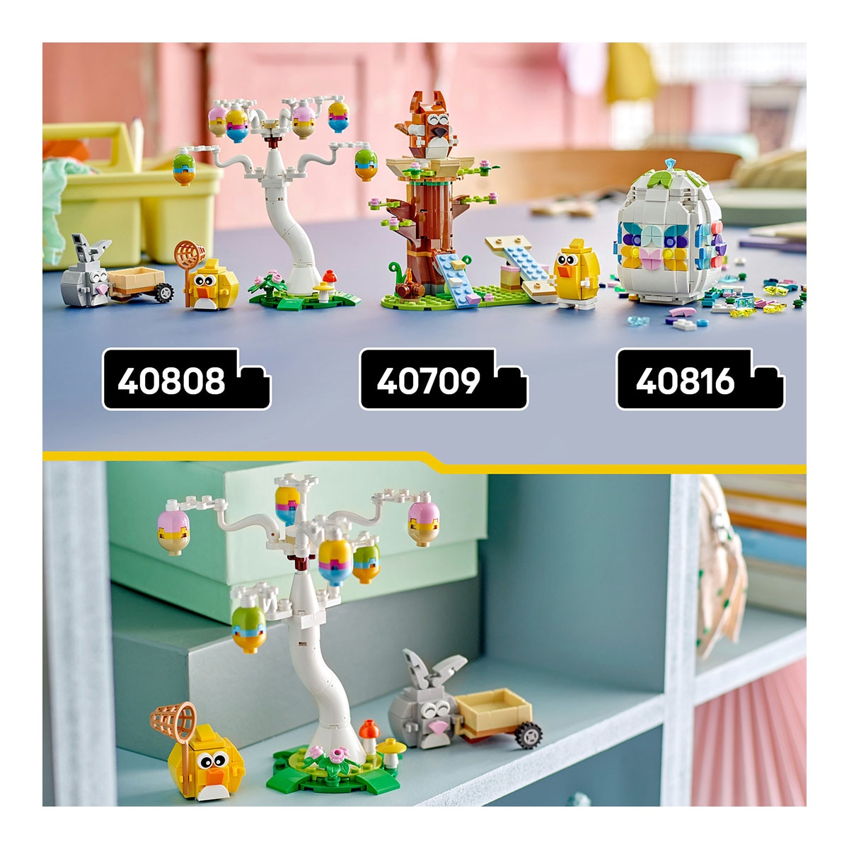 LEGO® Caça aos Ovos do Coelhinho da Páscoa e Pintainho 6