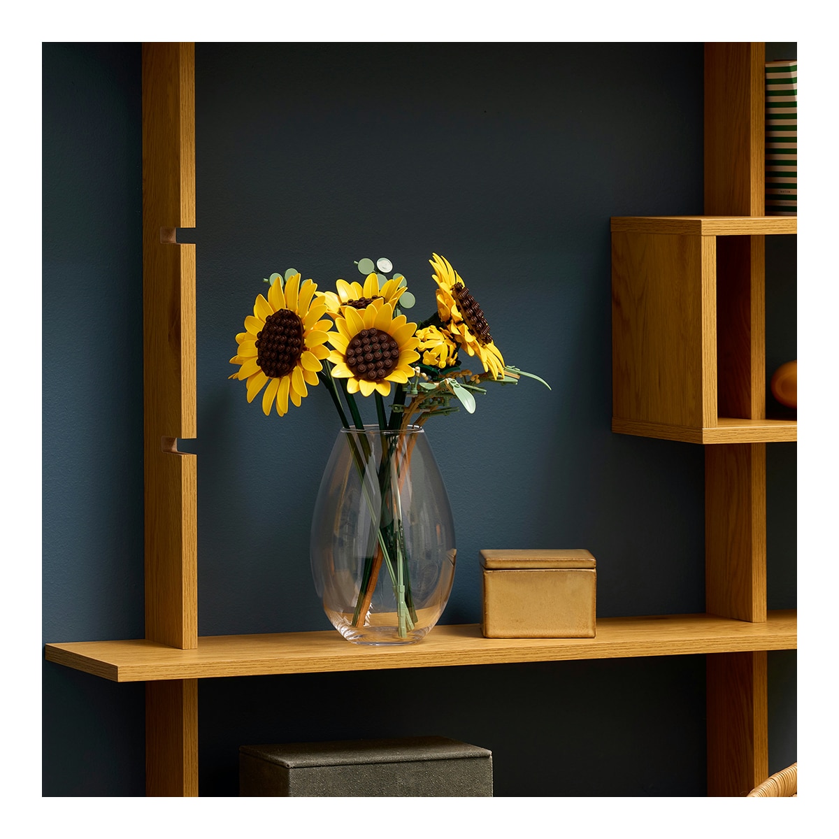 Buquê de Girassóis – Flores de decoração para a casa Lego Botanicals 5