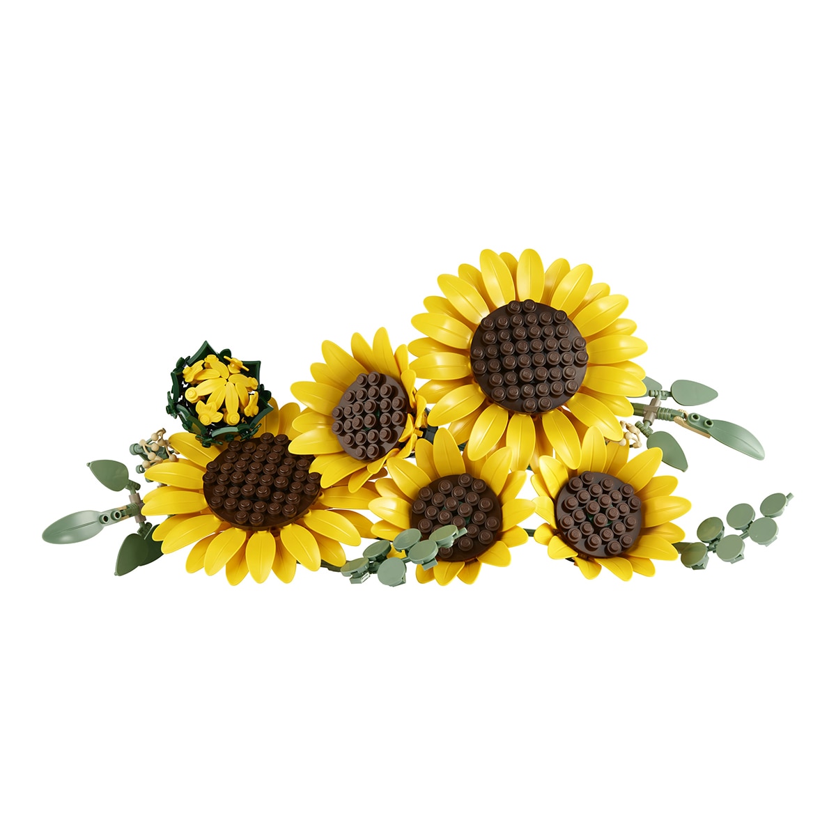 Buquê de Girassóis – Flores de decoração para a casa Lego Botanicals 8