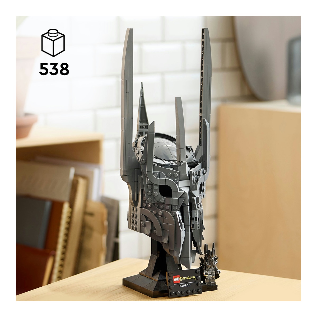 O Senhor dos Anéis: Capacete de Sauron Lego Icons 4