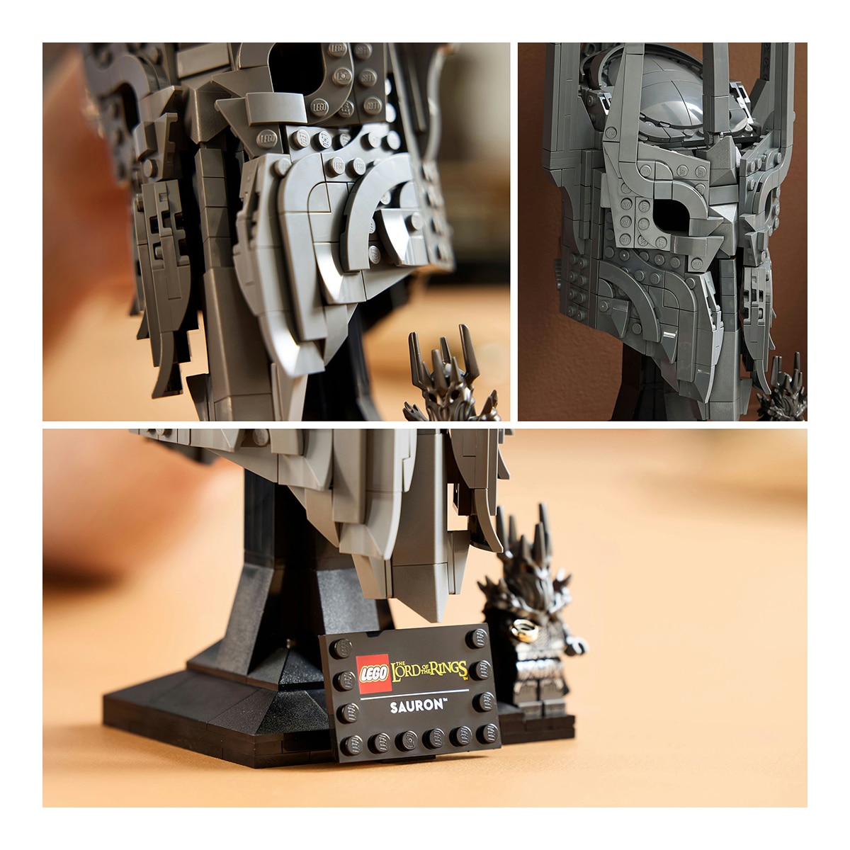 O Senhor dos Anéis: Capacete de Sauron Lego Icons 6