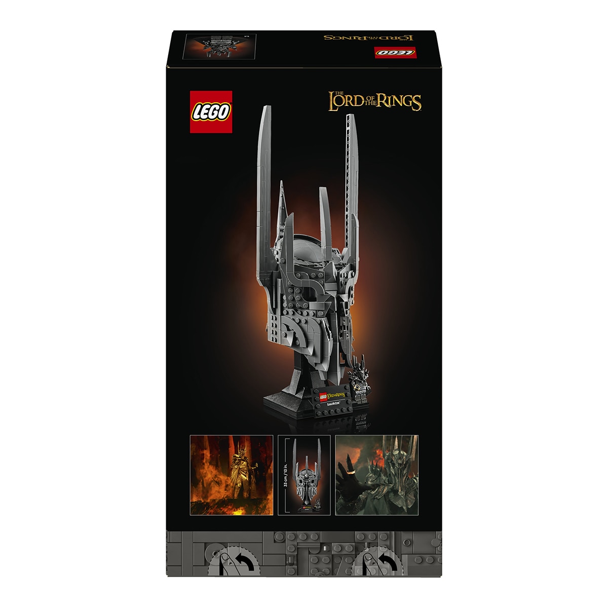 O Senhor dos Anéis: Capacete de Sauron Lego Icons 9